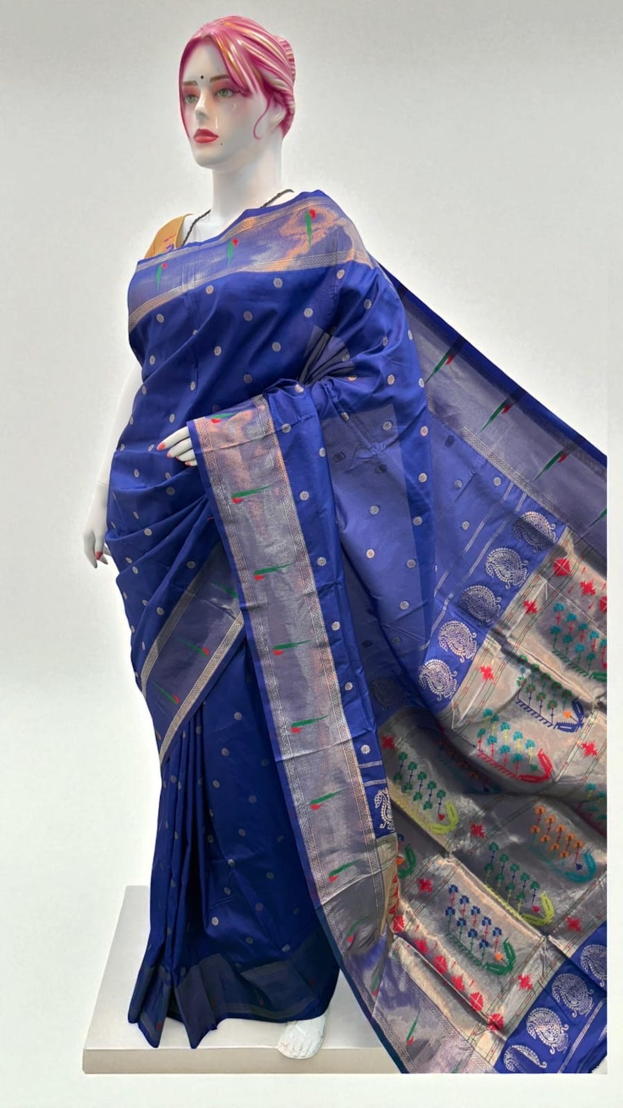 SMP01 Single Muniya Paithani