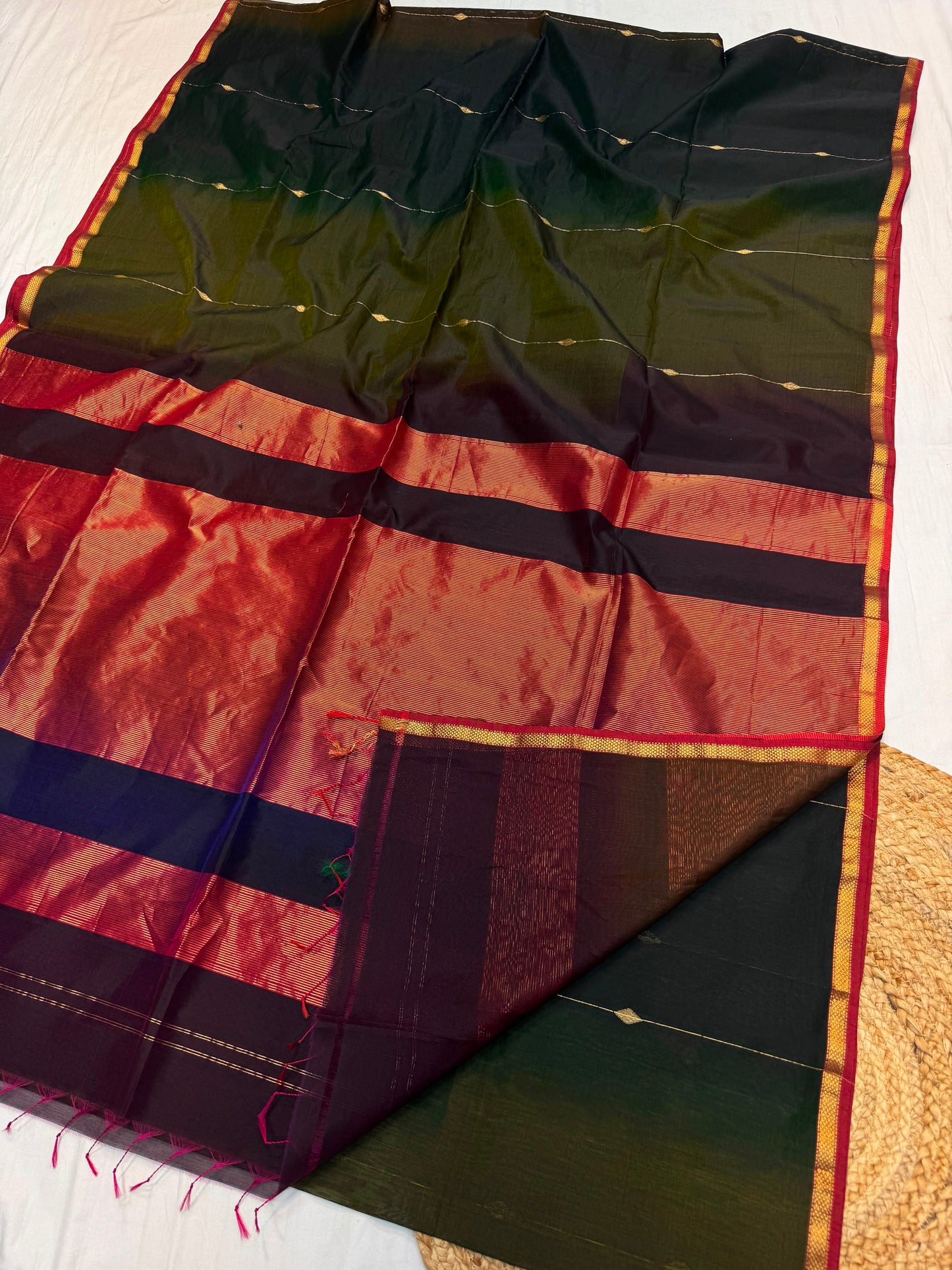 MS001 Handloom Maheshwari Saree!