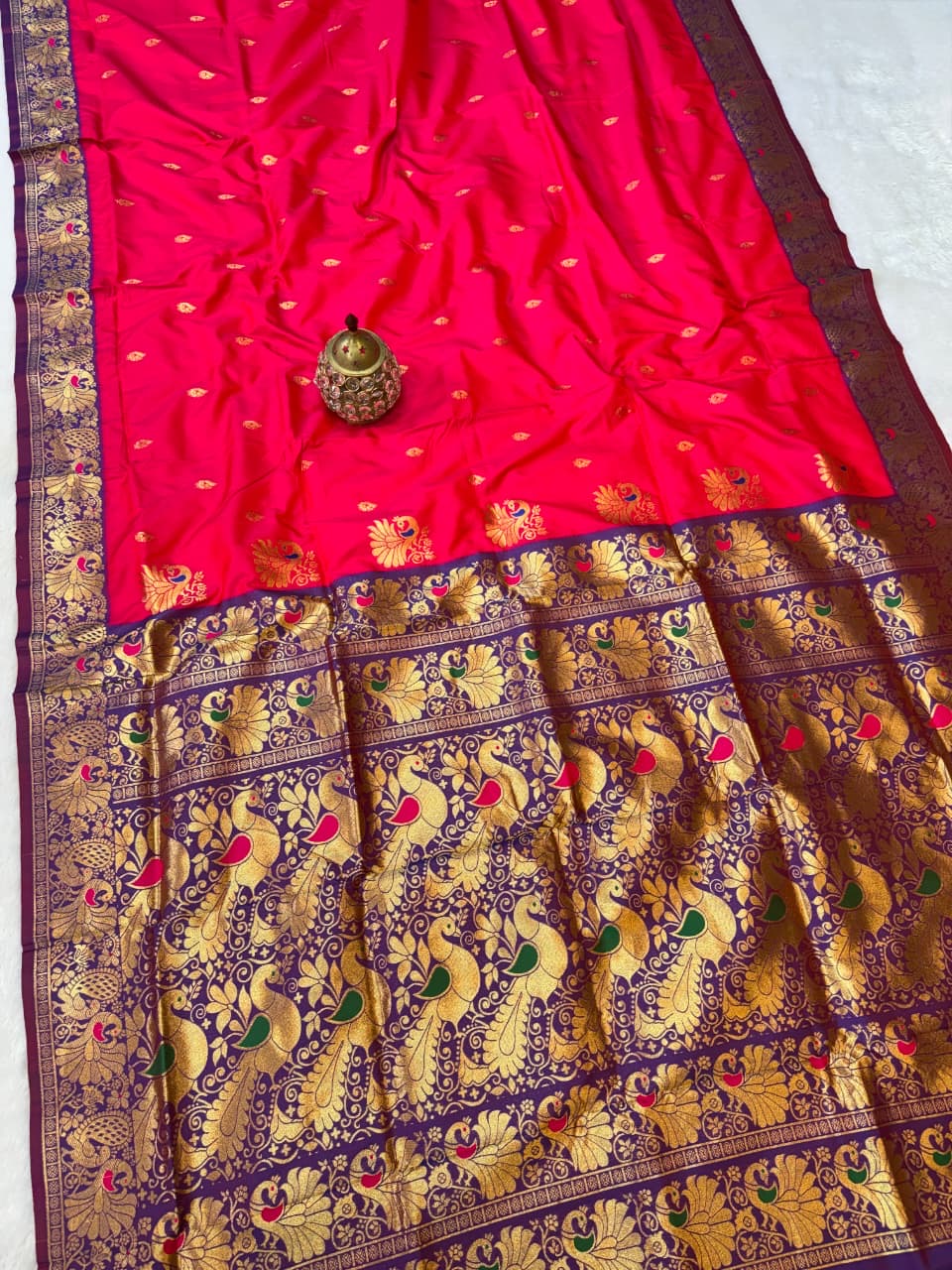 PS003 Peshwai Dagina Paithani!
