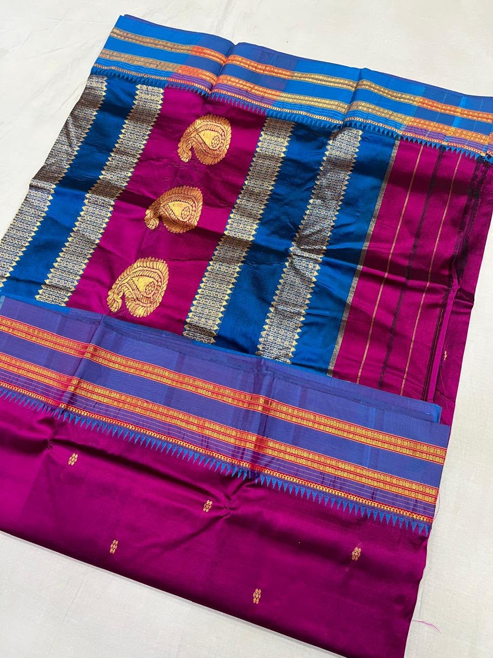 NP002 Narayanpeth Pure Silk saree