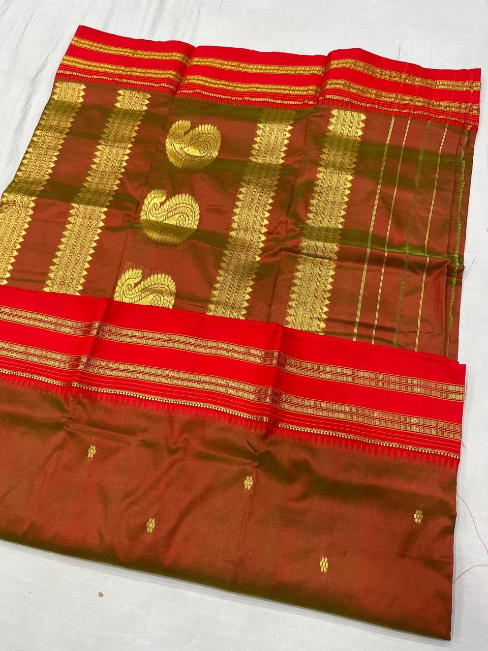 NP002 Narayanpeth Pure Silk saree