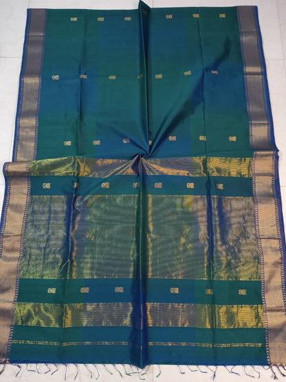 MS002 Lotus butta Maheshwari Saree!