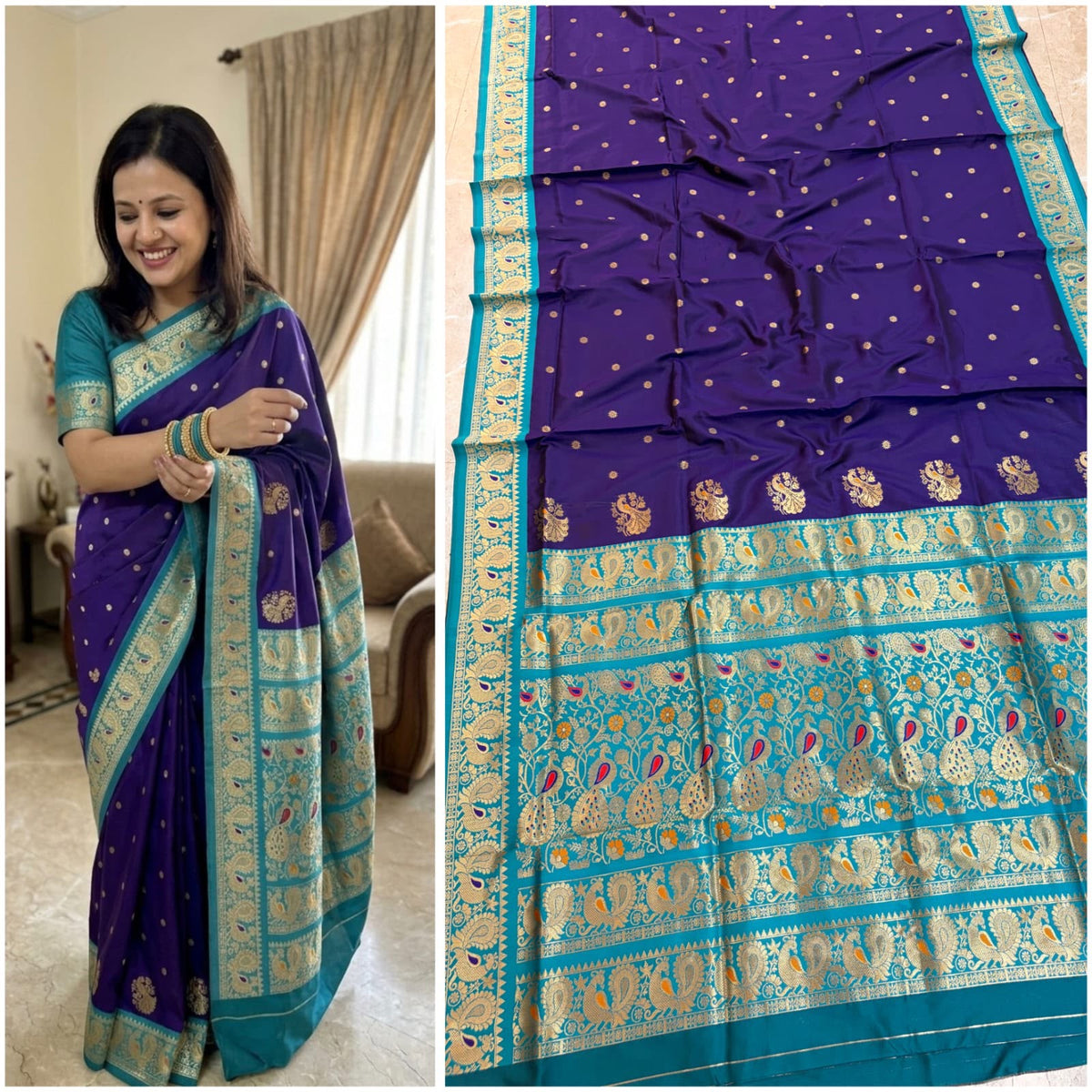 RP001 Soft Silk Peshwai Paithani!