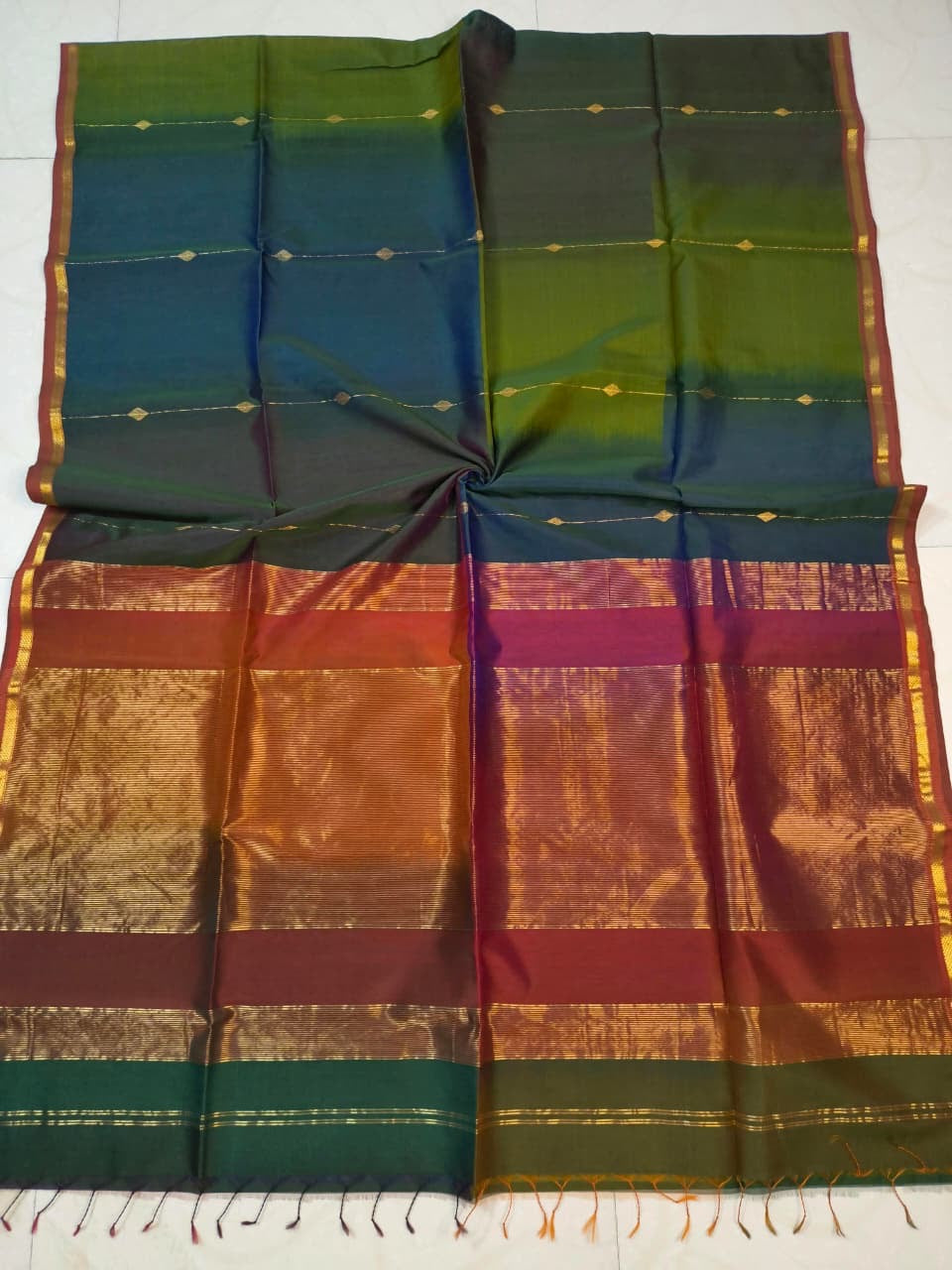 MS001 Handloom Maheshwari Saree!