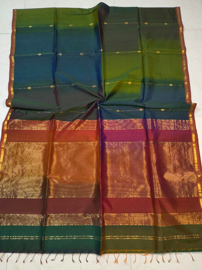 MS001 Handloom Maheshwari Saree!