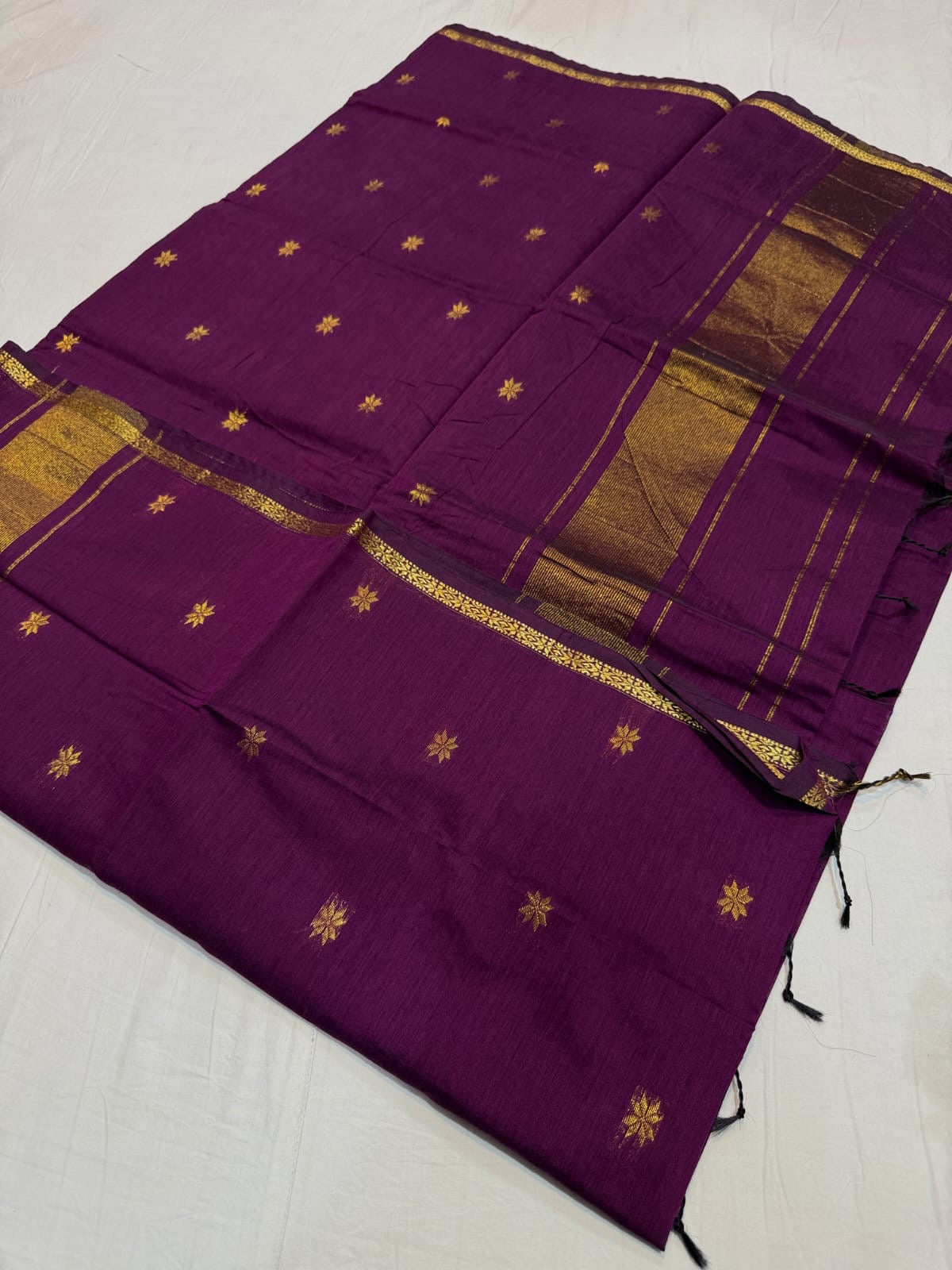CM001 Cotton Maheshwari Saree!