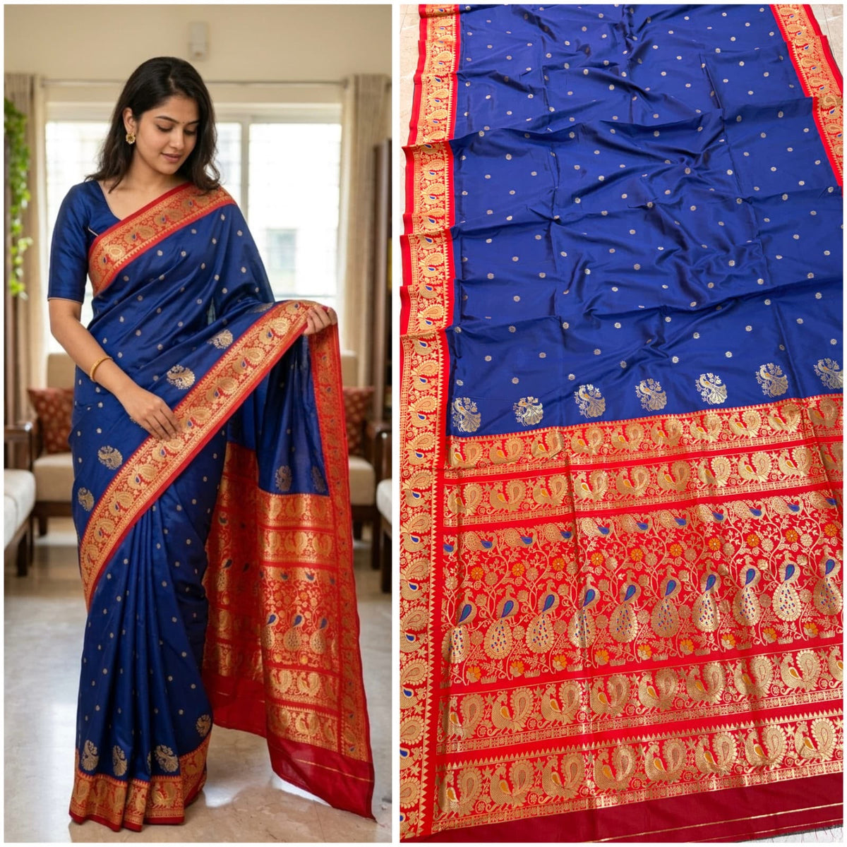 RP001 Soft Silk Peshwai Paithani!