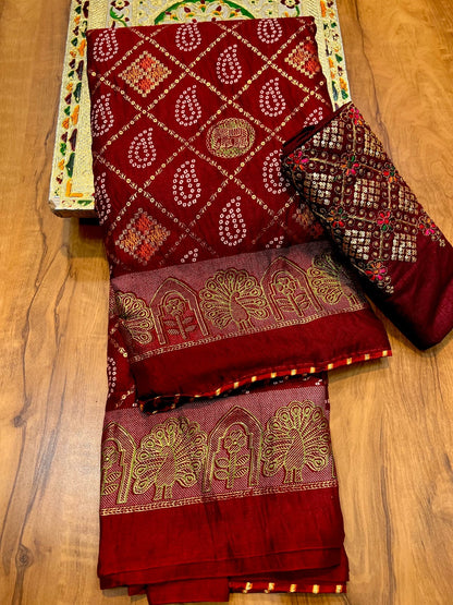 BS001 Bandhani Saree!