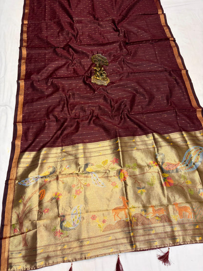JM001 Pure Cotton Jamdani Saree!