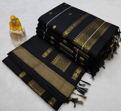 PG001 Pure Cotton Gadwal Saree!