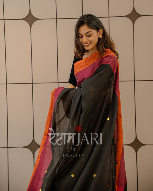 LT001 Linen Cotton Saree!
