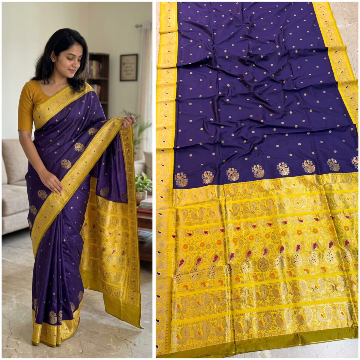 RP001 Soft Silk Peshwai Paithani!