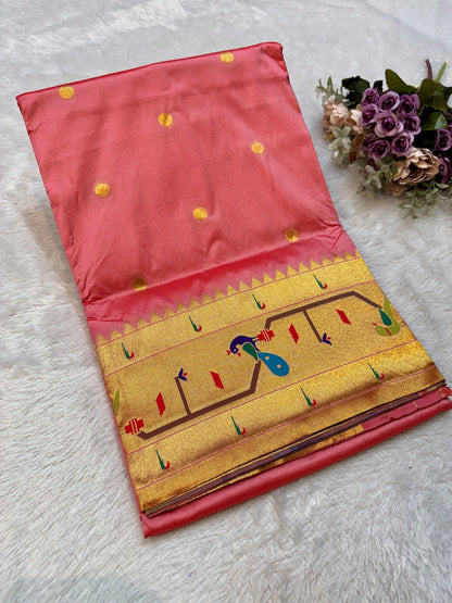 BK001  Brocade Mor Popat Paithani!