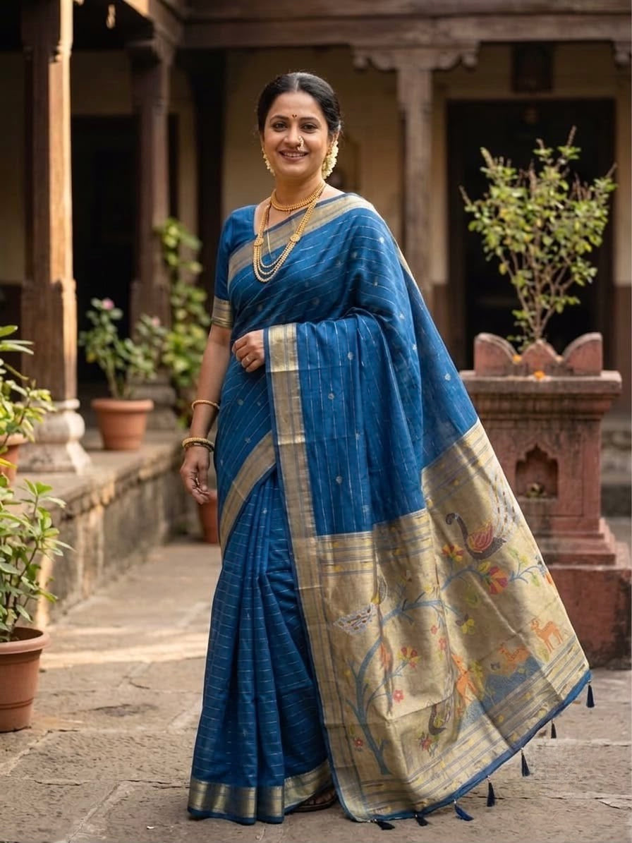 JM001 Pure Cotton Jamdani Saree!