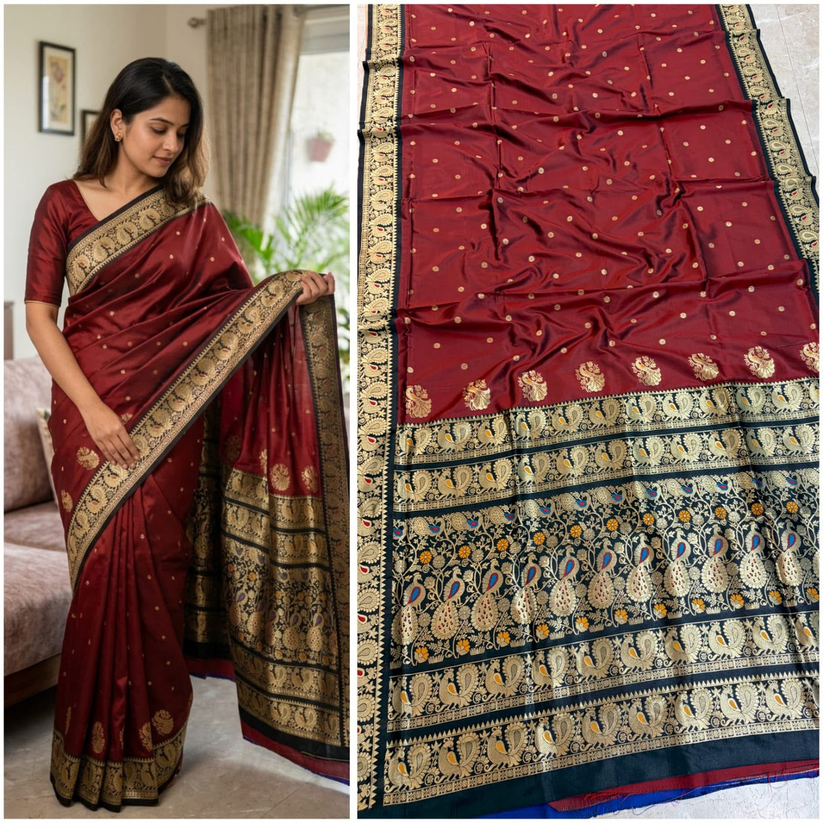 RP001 Soft Silk Peshwai Paithani!