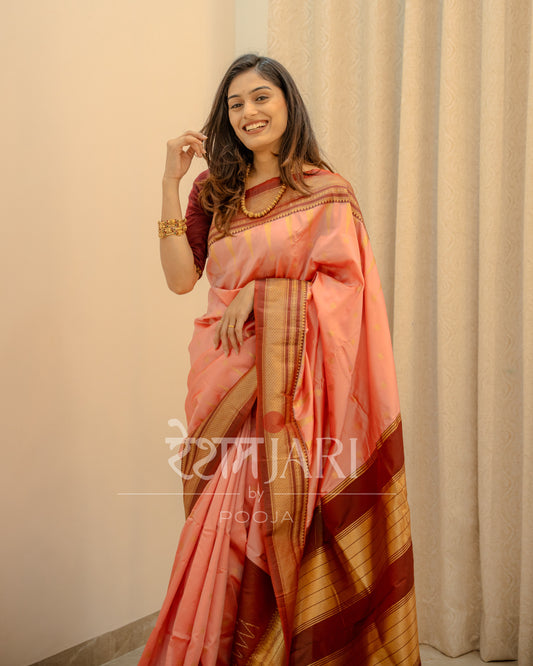 IP002 Temple Irkal Paithani!