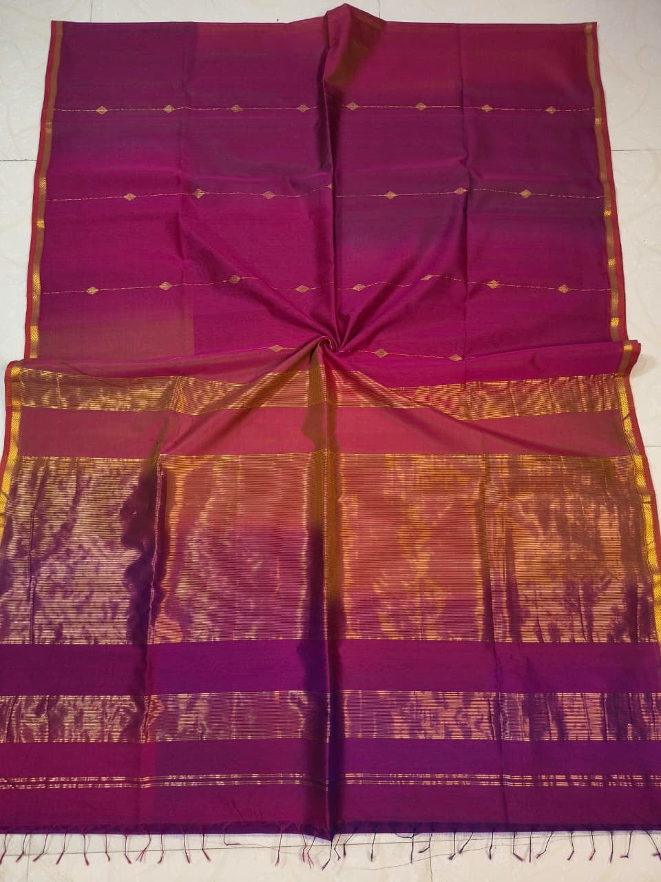 MS001 Handloom Maheshwari Saree!