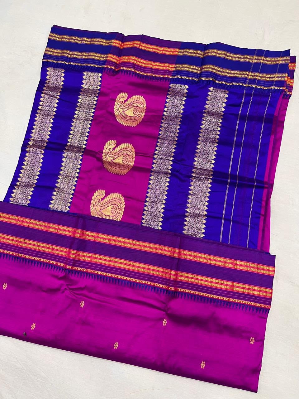 NP002 Narayanpeth Pure Silk saree