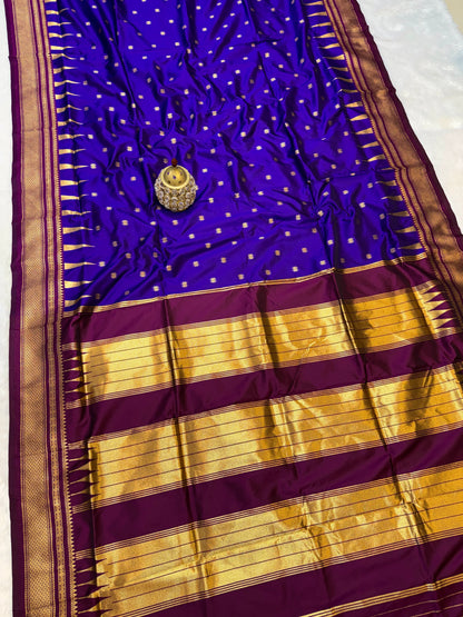IP002 Temple Irkal Paithani!