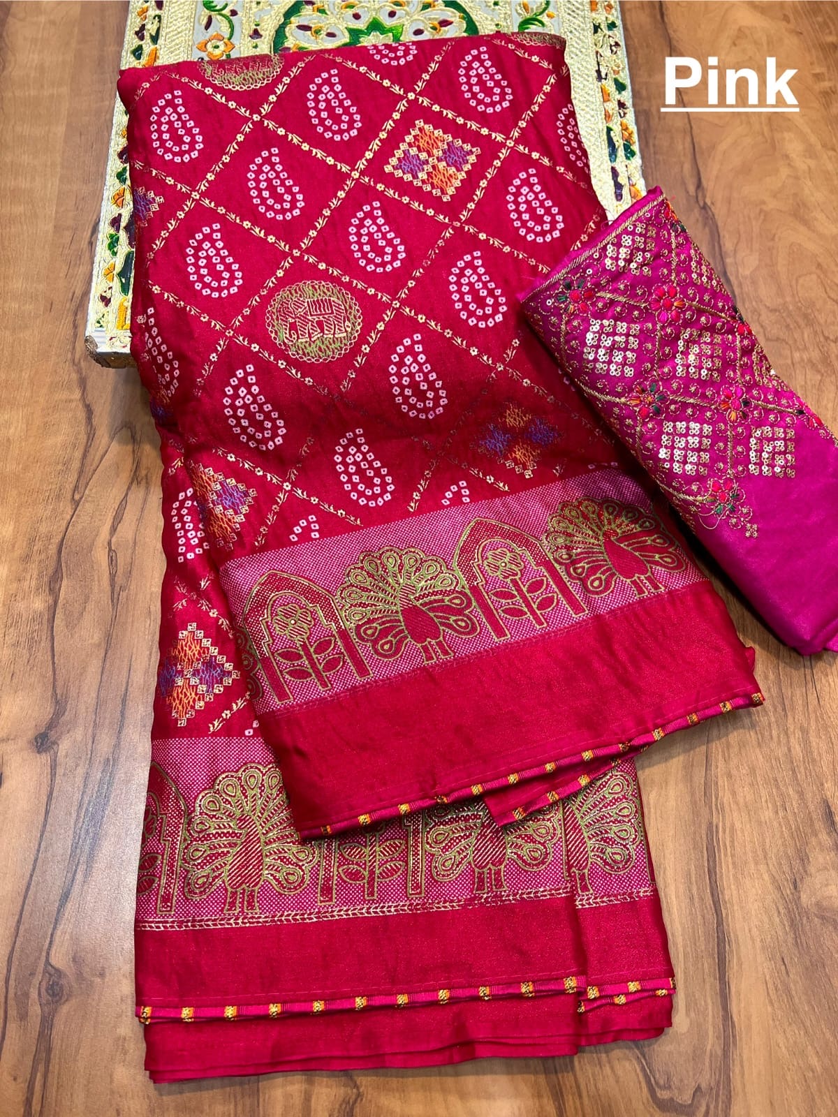BS001 Bandhani Saree!