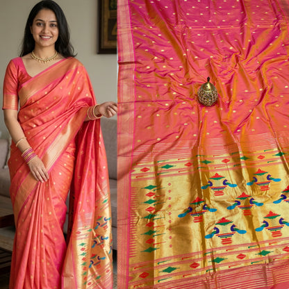 DB001 Double Pallu Paithani!