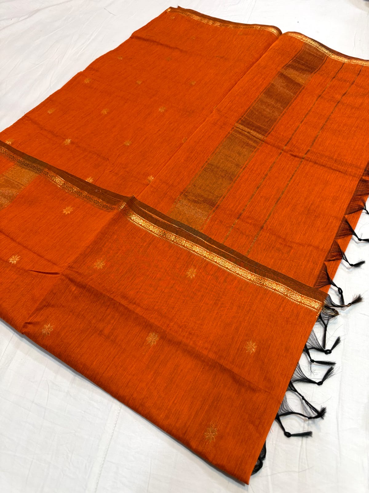 CM001 Cotton Maheshwari Saree!
