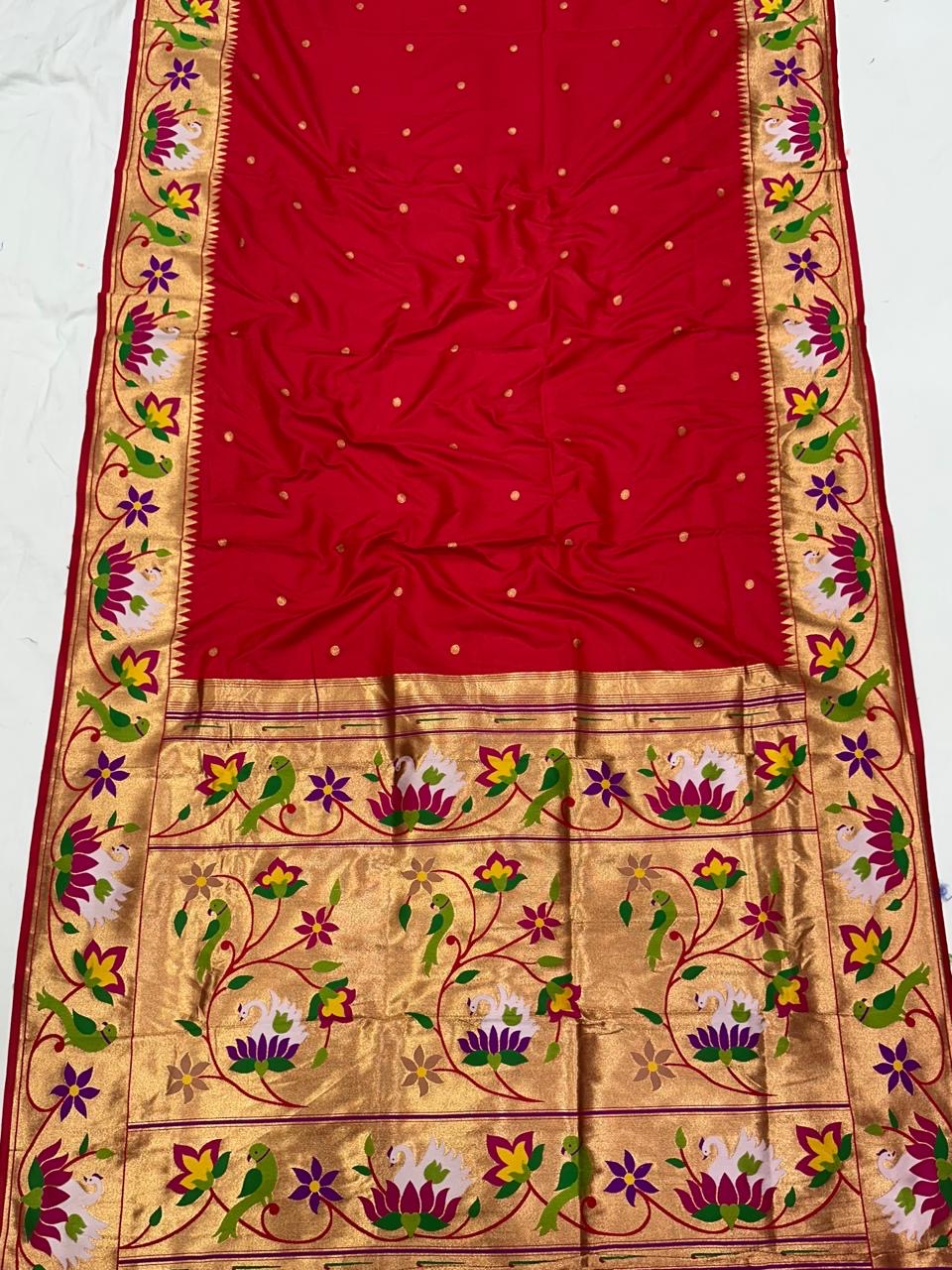SWN01 SWAN BROCADE PAITHANI