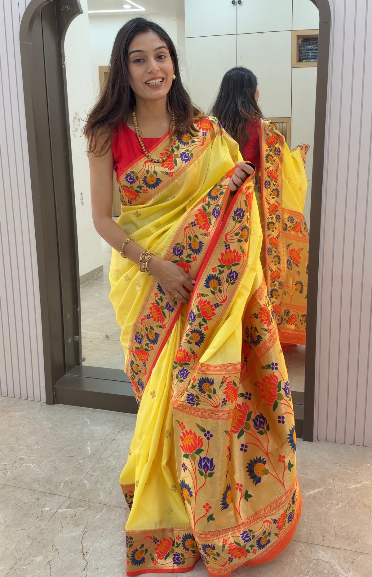 LTS07 Lotus Soft Silk Paithani