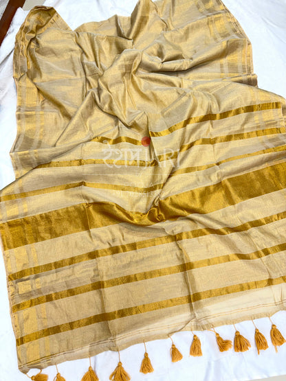 ML001 Pure Mul Tissue Saree!