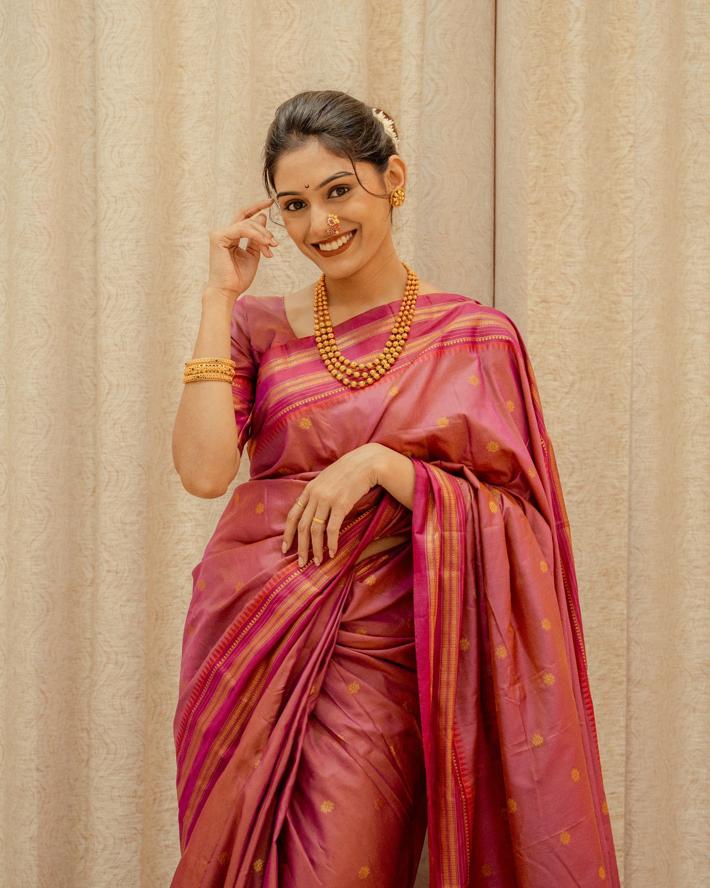 NP001 Narayanpeth Silk Saree