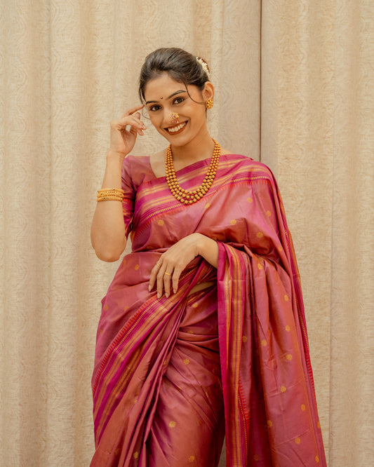 NP001 Narayanpeth Silk Saree
