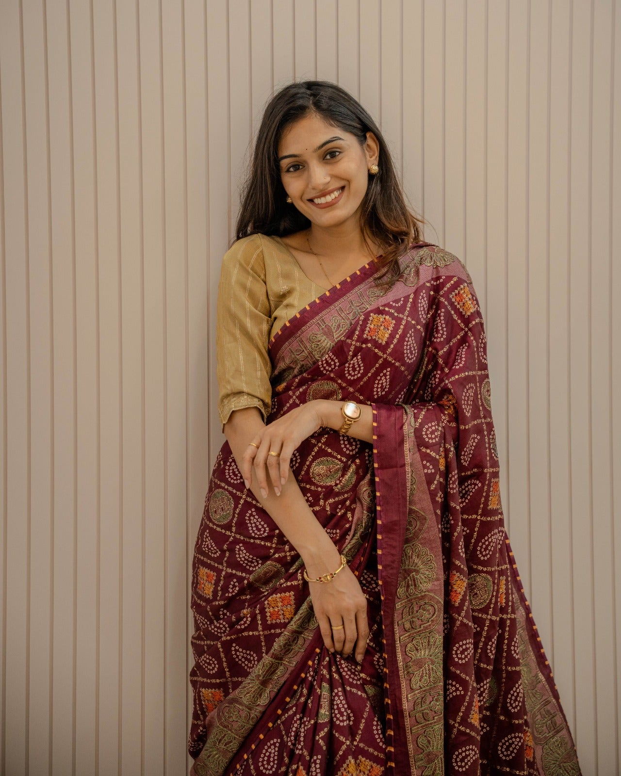 BS001 Bandhani Saree!